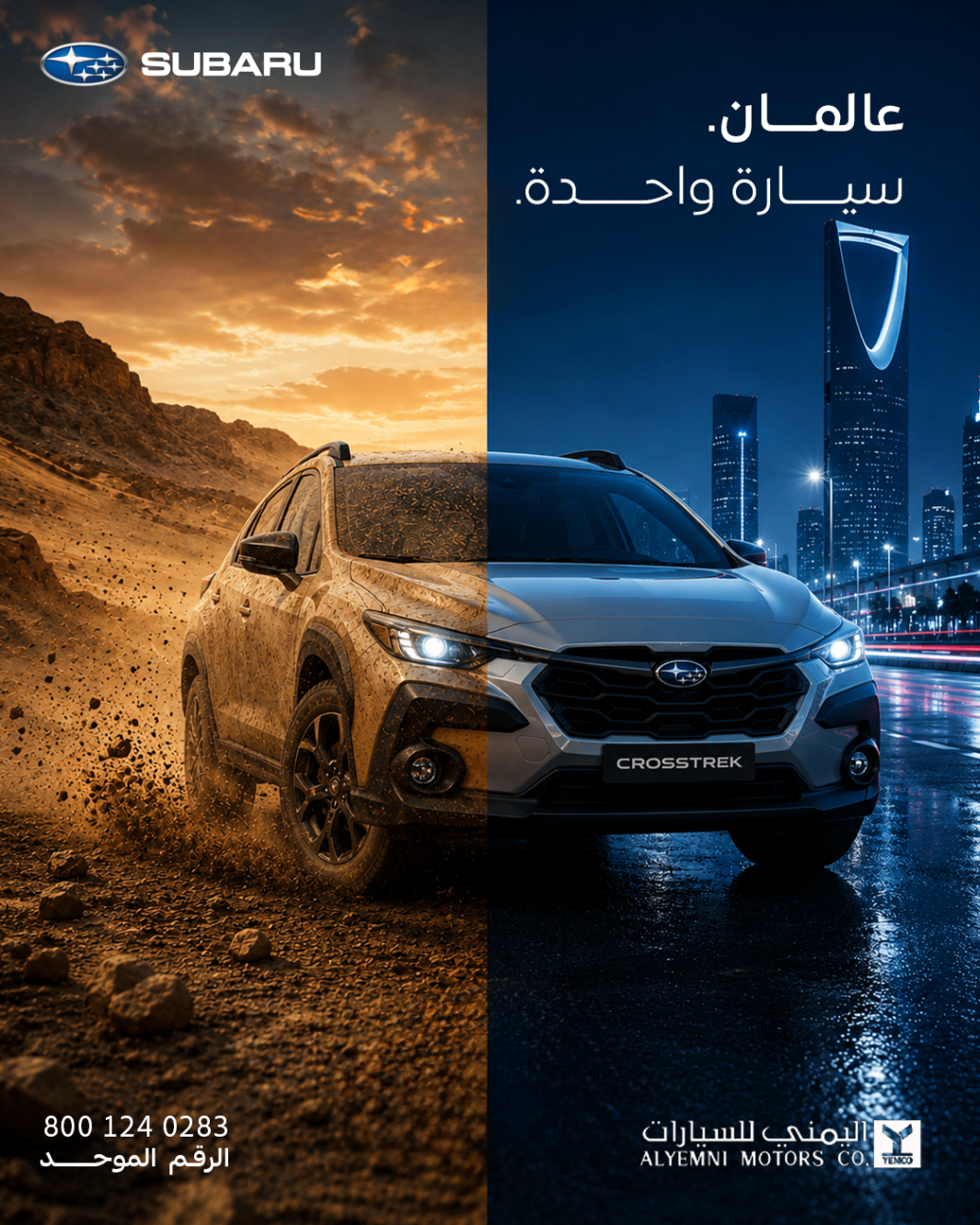 SUBARU CROSSTREK — عالمان، سيارة واحدة